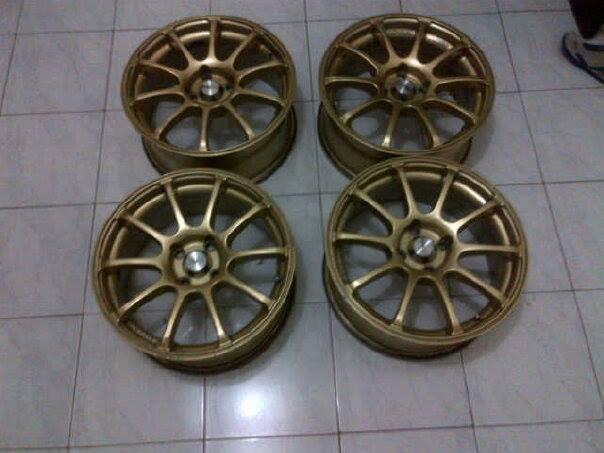 VELG ADVAN RS R16 4x100 GOLD