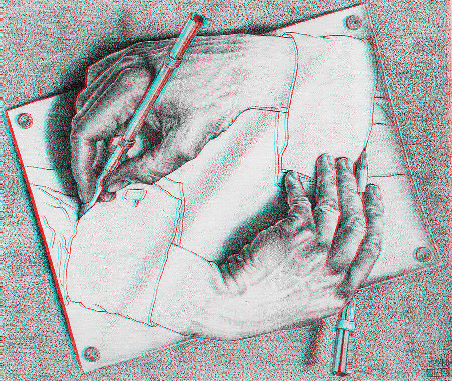 Gambar 3D Anaglyph gan,,ga semua orang bisa liat,,Buktiin aja....