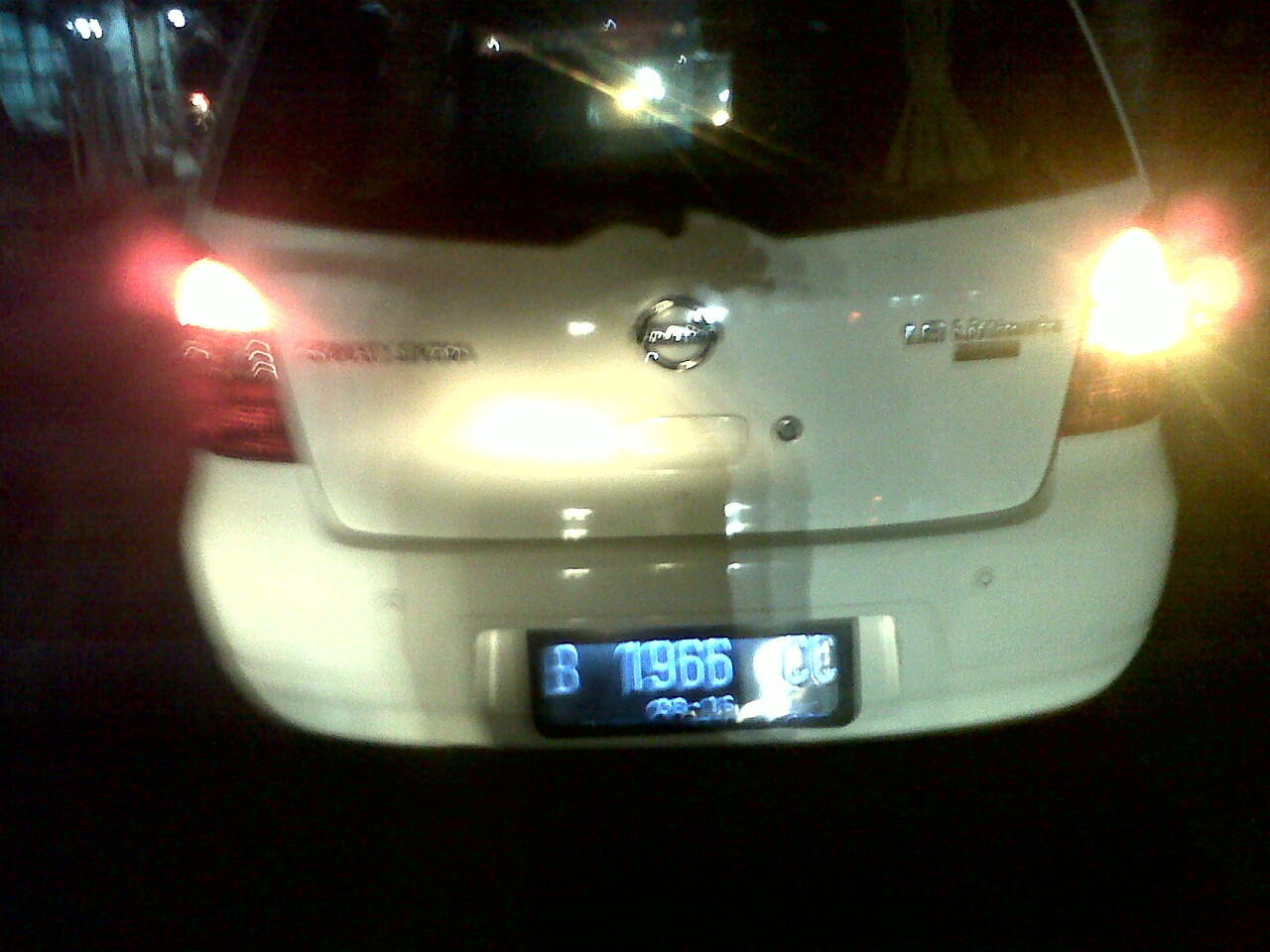Casing New Plat Nomor Led 2 warna Merah dan Putih