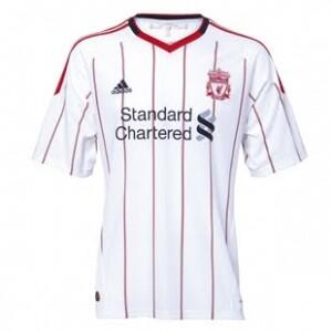 WTB Jersey Liverpool Musim 2010-2011 Home/Away