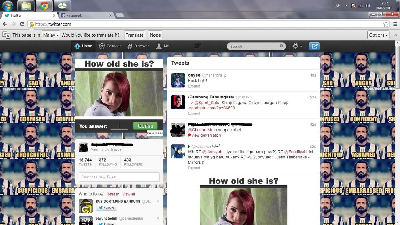 Pengguna Twitter Masuk. !!!!