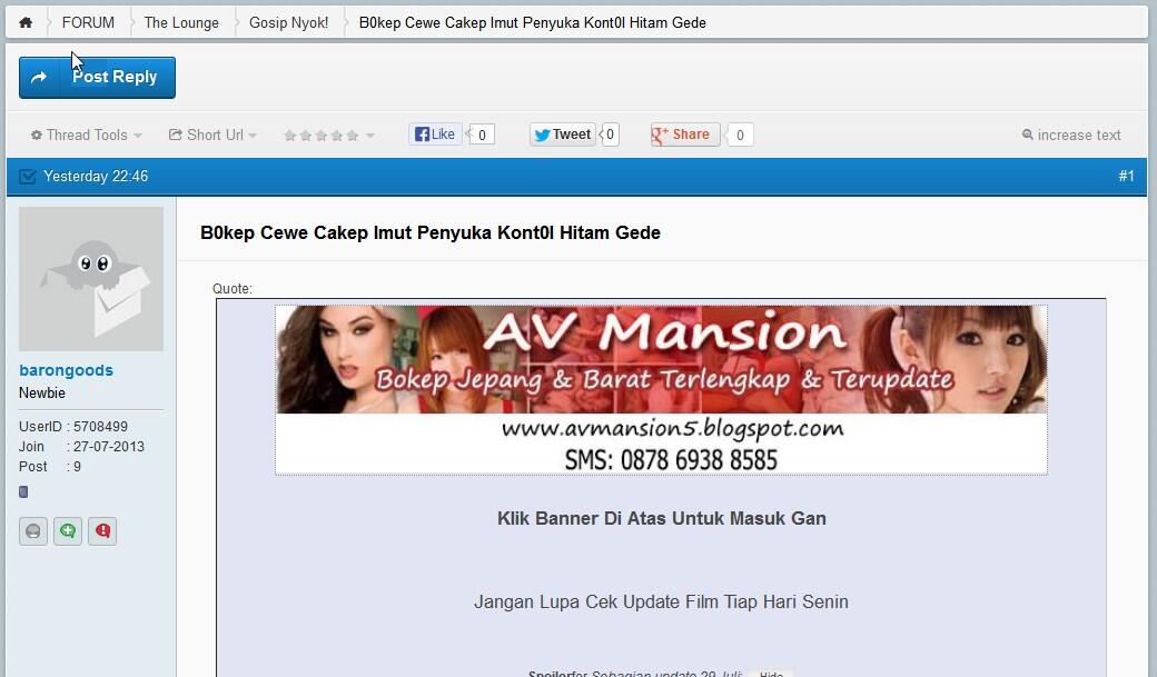 Cara ampuh memerangi spammer bl0gspot b0kep di Kaskus