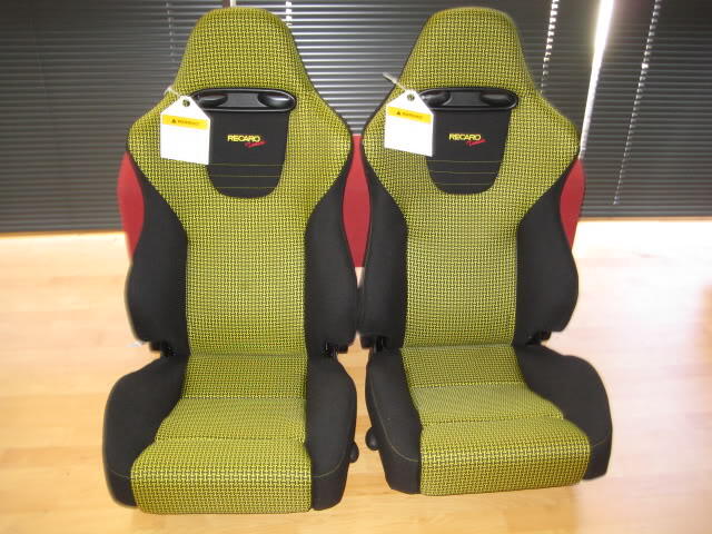 RECARO TOMCAT ORIGINAL (BLACK/YELLOW) Rp,5,000,000/set