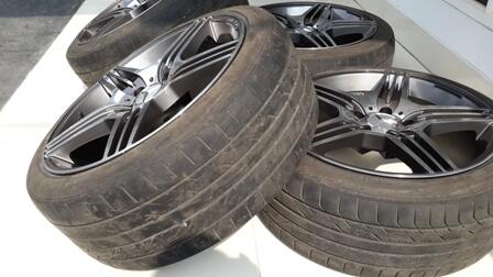 velg mercy R 18 AMG dan ban TOYO for mercedez benz masih bagus
