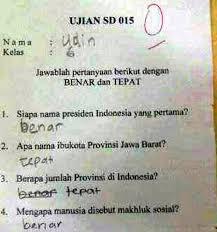 kejadian2 LUCU di saat ujian 