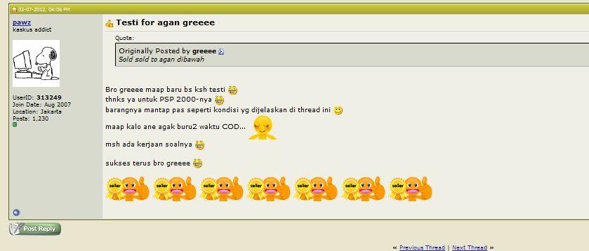 KUMPULAN TESTI GREEEE