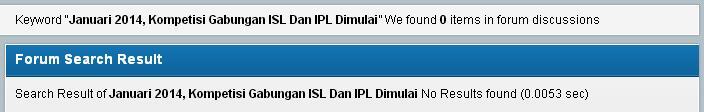 Januari 2014, Kompetisi Gabungan ISL Dan IPL Dimulai