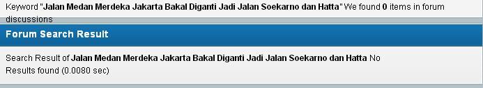 Jalan Medan Merdeka Jakarta Bakal Diganti Jadi Jalan Soekarno dan Hatta
