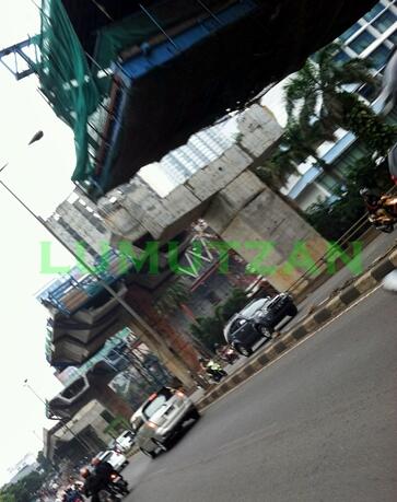 Jalan Layang non-Tol Kp.Melayu-Tanah Abang tidak lama lagi akan rampung (sepertinya)