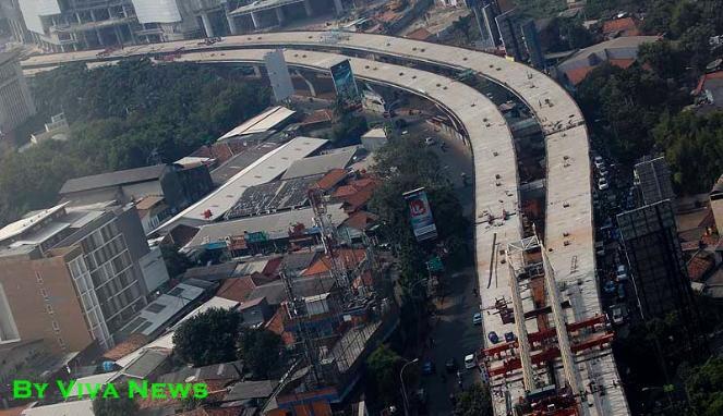 Jalan Layang non-Tol Kp.Melayu-Tanah Abang tidak lama lagi akan rampung (sepertinya)