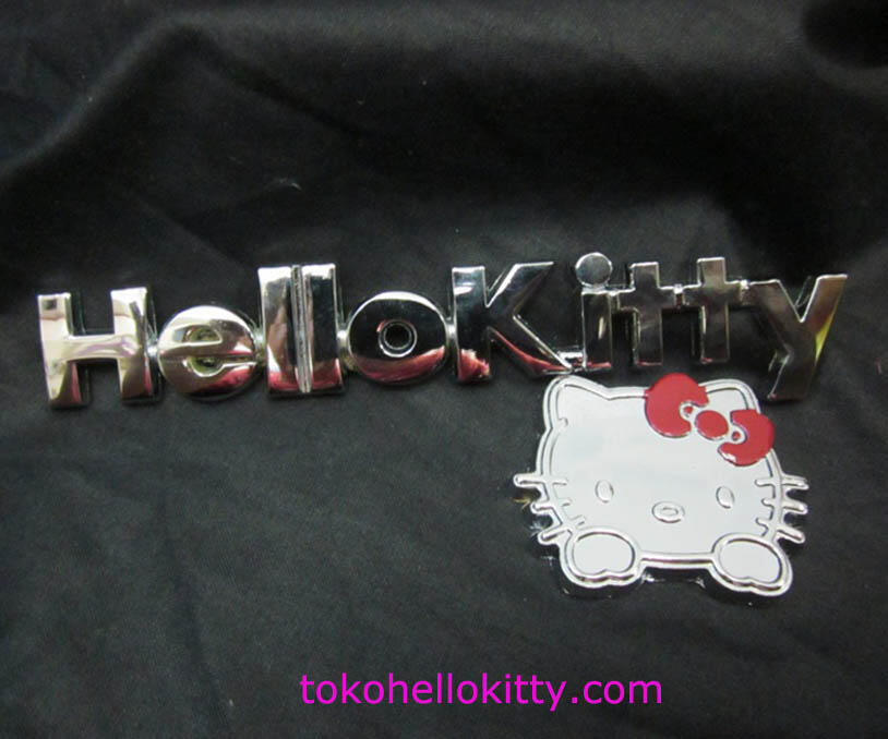 Emblem Hello Kitty | Aksesoris Mobil Hello Kitty