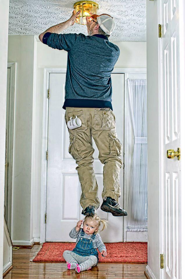 Cara sang fotografer (plus image editor) terkenal 'mengeksploitasi' anaknya