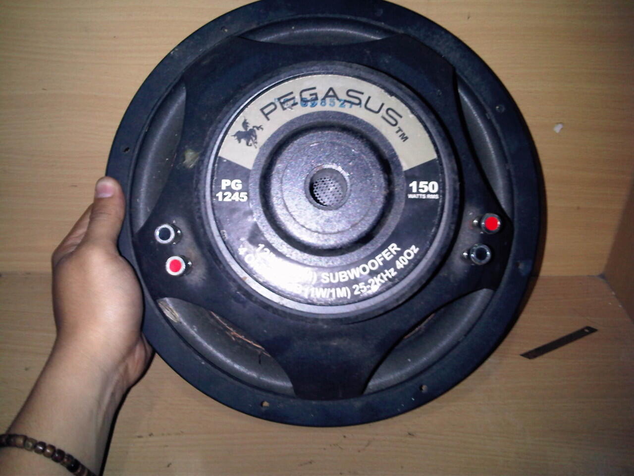 WTS Power Amp' ADS 8000w 4 channel & subwoofer Pegasus Gold 12"