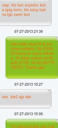 PENIPUAN DIKA SEPTIAN aka SAM WINCHESTER. Need HELP!!