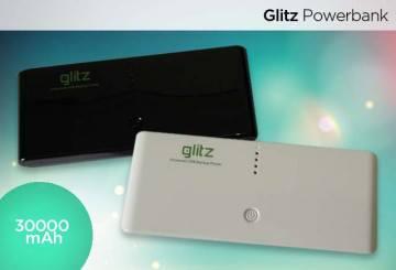 POWERBANK GLITZ 30.000 mAH ( kapasitas MANTAPZZZ ABIZZZ )