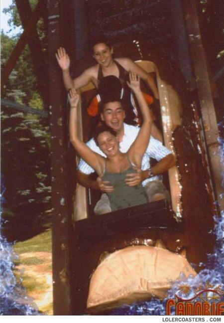 &#91;Foto&#93; Reaksi-Reaksi Super Konyol Penumpang Roller Coaster