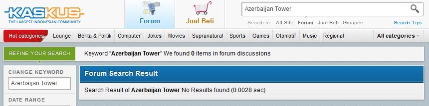 Azerbaijan Tower - Gedung dengan Tinggi 1050 m (1,05km)