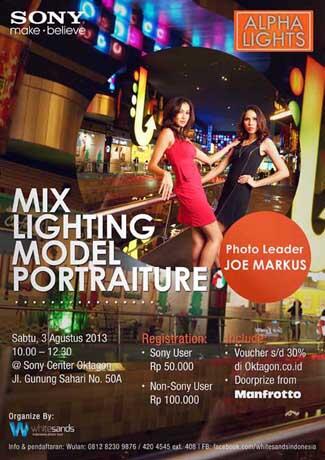 &#91;EVENT &amp; WORKSHOP&#93; Mix Lighting Model Portraiture