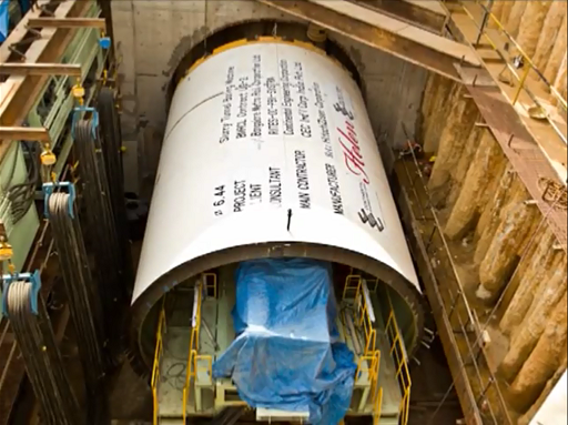 Tunnel Boring Machine (TBM) Alat Pengebor Terowongan Bawah Tanah