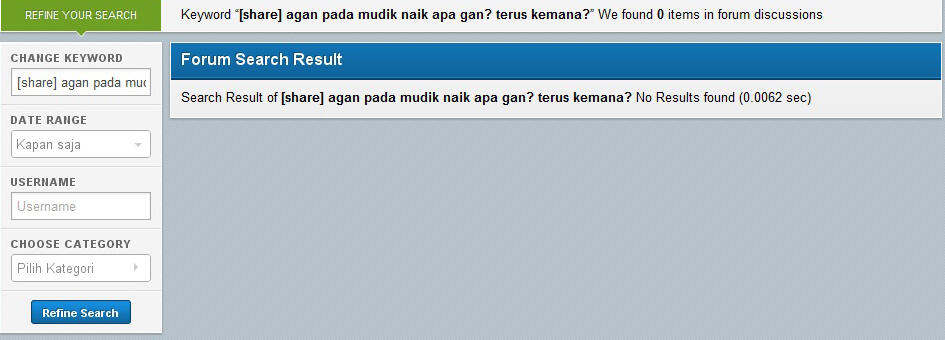 &#91;share&#93; agan pada mudik naik apa gan? terus kemana?