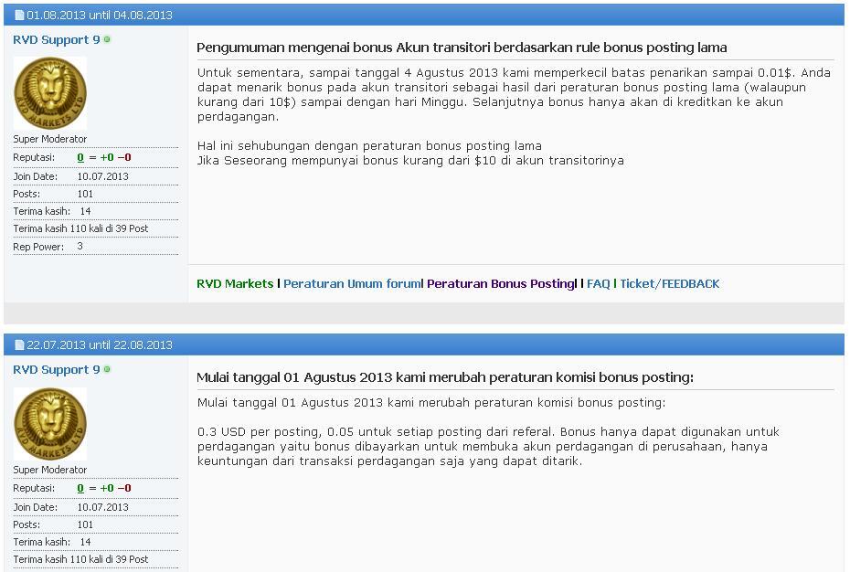 0.40$ per posting sampe kriting