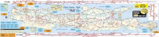 Peta Mudik 2013:Wilayah Jawa, Bali dan Sumatera