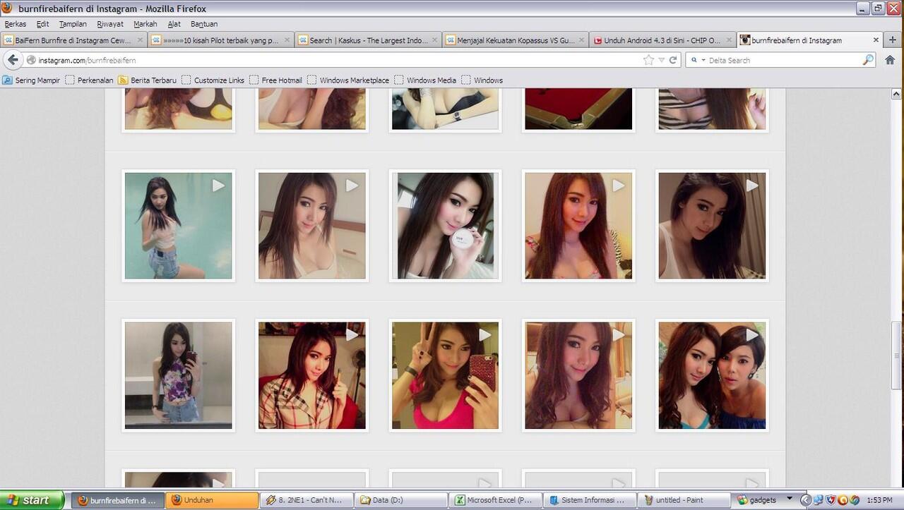 BaiFern Burnfire di Instagram Cewe Ini Diragukan Kewanitaannya... (Picture)