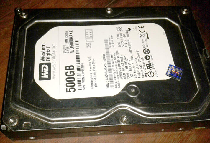 Hardisk Western Digital 500 GB