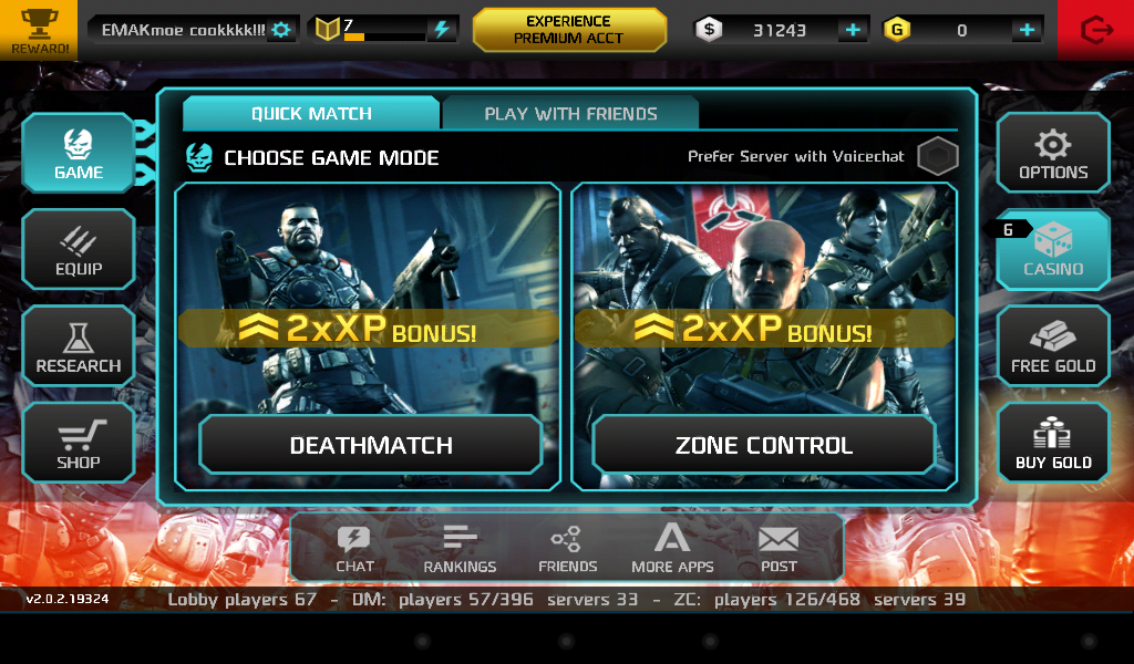 SHADOWGUN: Deadzone &#91;Android/ Apple&#93; online