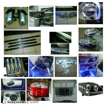 aksesoris buat upgrade limo vios,power window denso,thn 2004 sampai 2008 lengkap