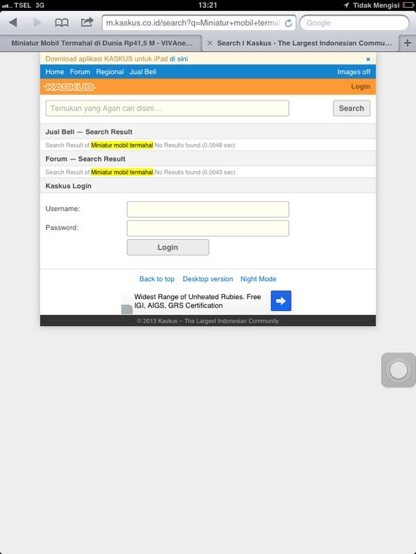 Miniatur Mobil Termahal Rp. 41,5 M