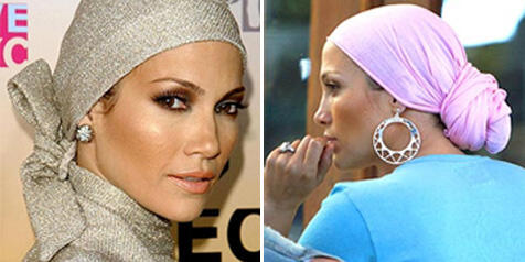 artis hollywood yang anggun ketika memakai kerudung