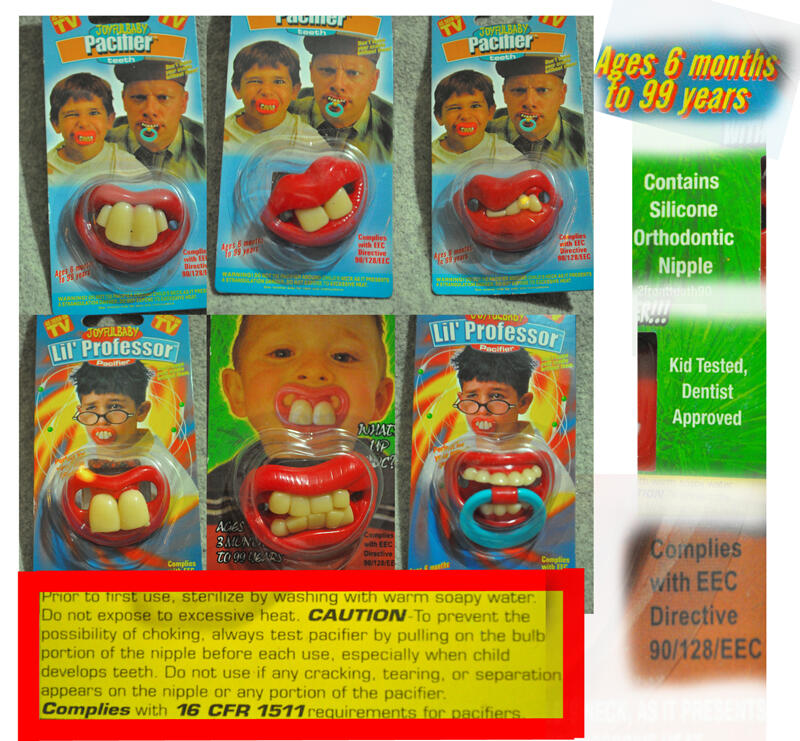 Funny Baby Pacifiers, Empeng Lucu dan Unyu, Billy Bob Pacifiers, Empeng Bayi