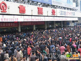 &#91;pict&#93; Inilah Suasana Mudik di China