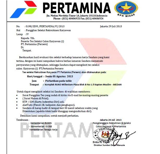 PENIPUAN INTERVIEW DARI PERTAMINA
