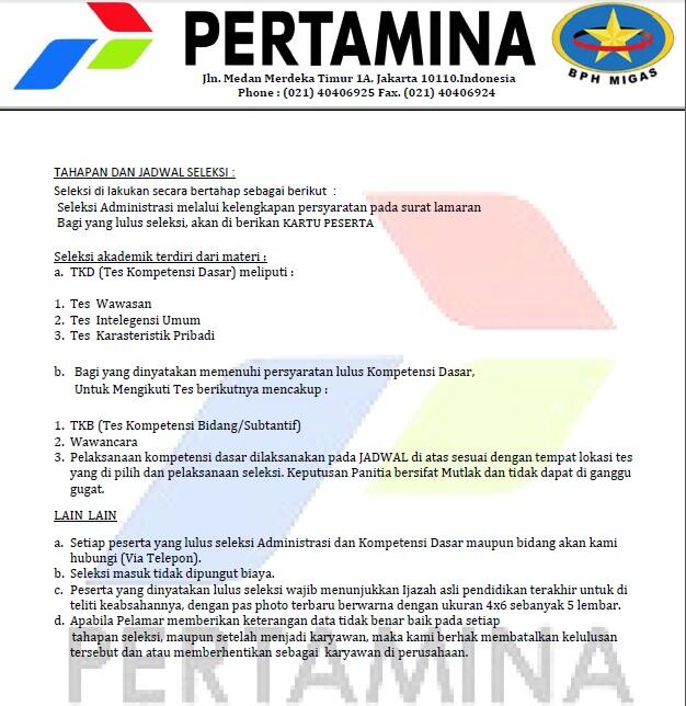 PENIPUAN INTERVIEW DARI PERTAMINA