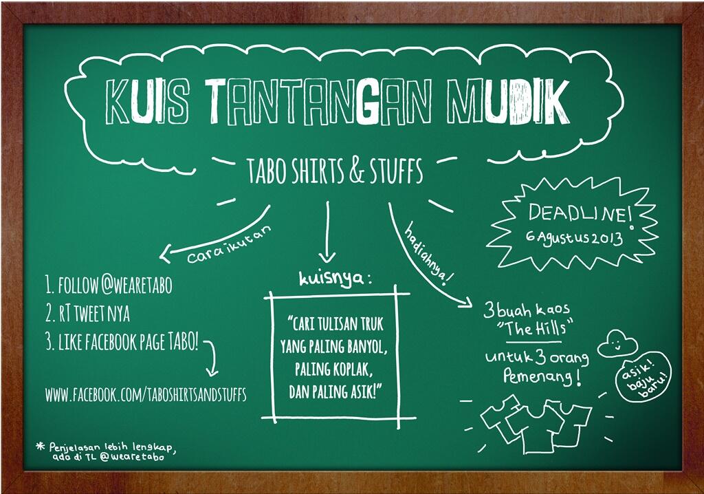 Kuis Berhadiah dari TABO Shirts &amp; Stuffs!