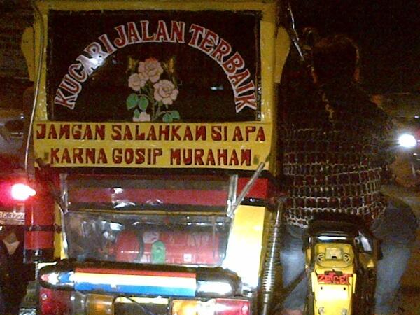 Curhat si abang tukang becak