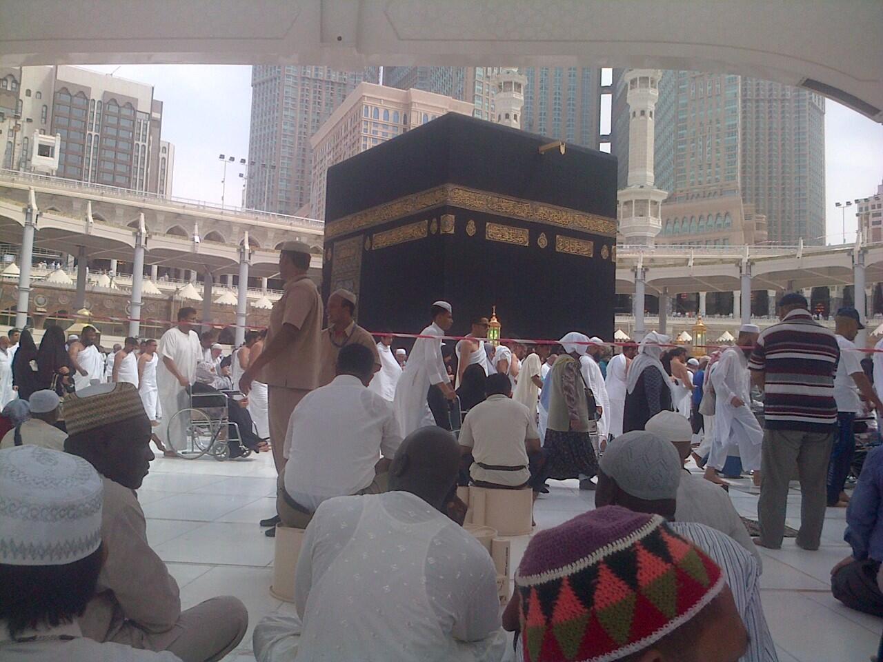 ngabuburit di Masjid Al-harom makkah..