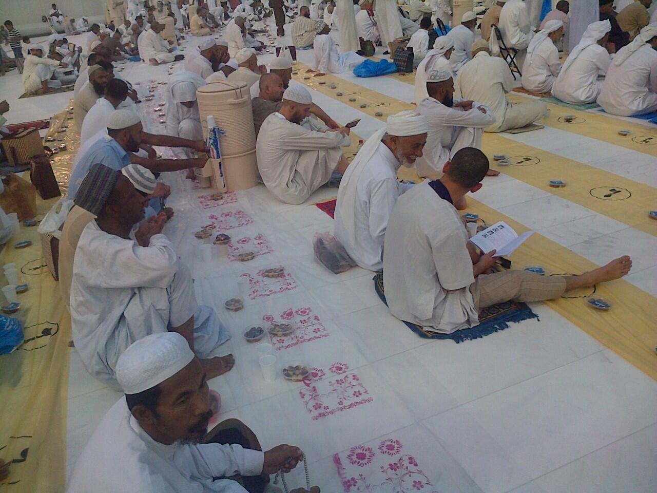 ngabuburit di Masjid Al-harom makkah..