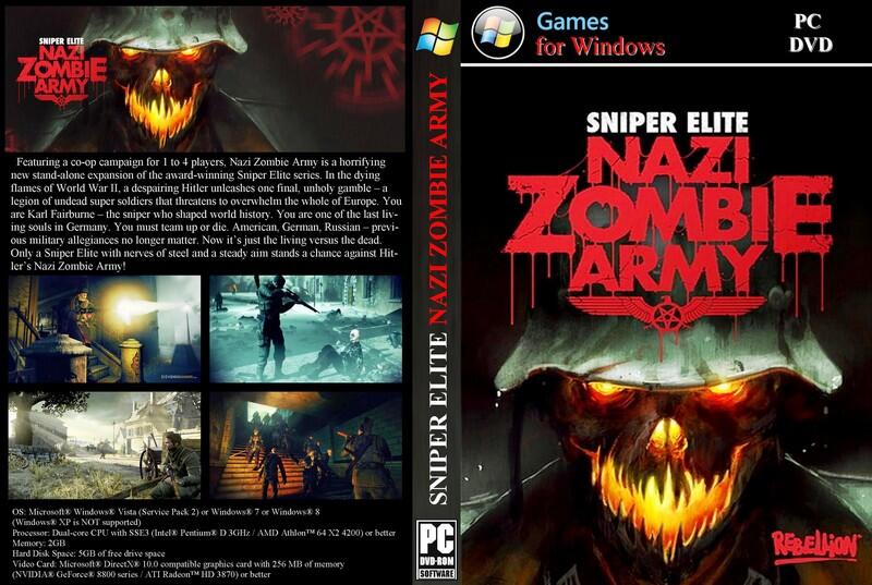 Sniper Elite Nazi Zombie Army камикадзе.