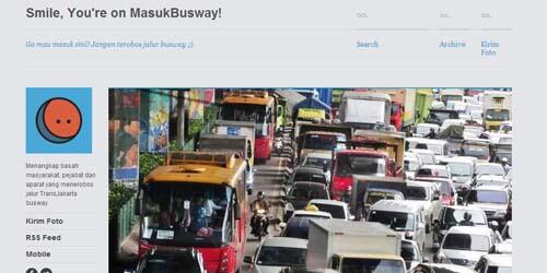 MasukBusway, Foto Para Penerobos Jalur Busway