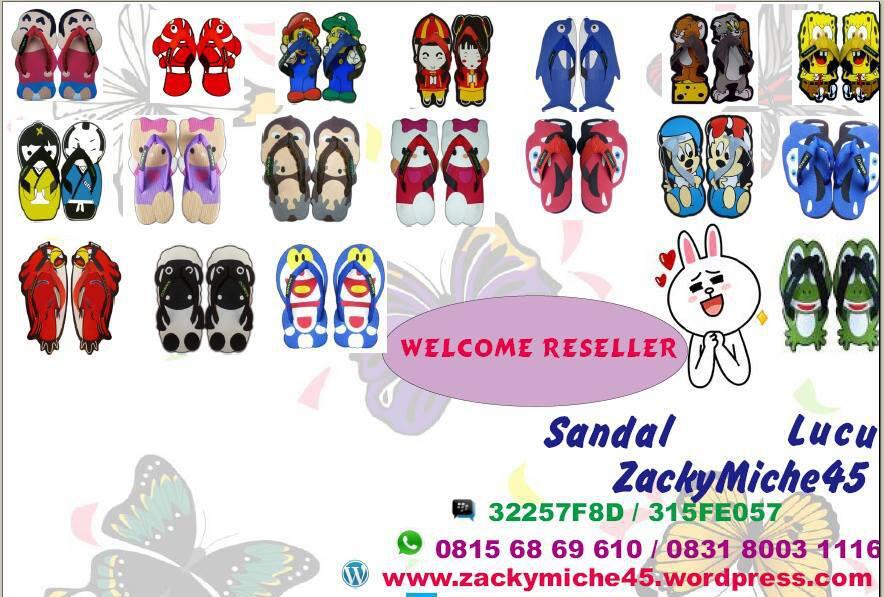 jual aneka sandal lucu
