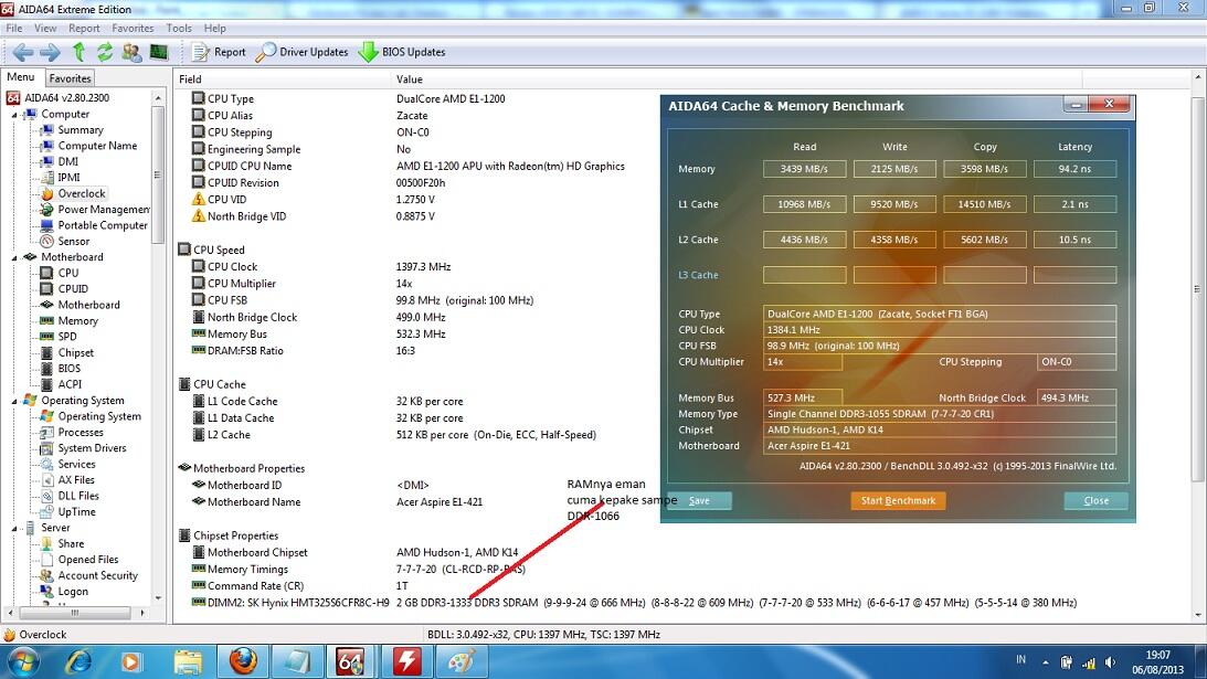 Review Acer E1-421 (AMD E1-1200 version)