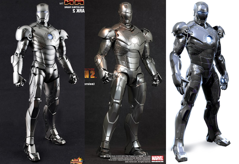 Iron Man Armor dari 1 sampe 3