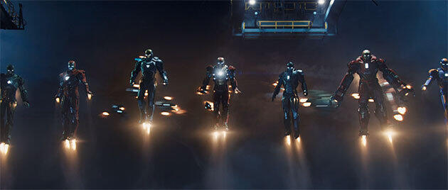 Iron Man Armor dari 1 sampe 3