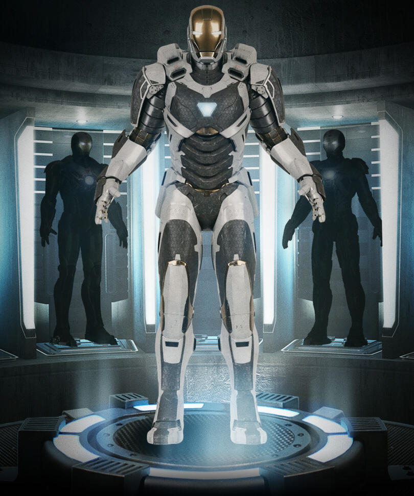 Iron Man Armor dari 1 sampe 3
