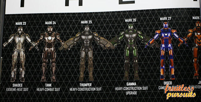 Iron Man Armor dari 1 sampe 3