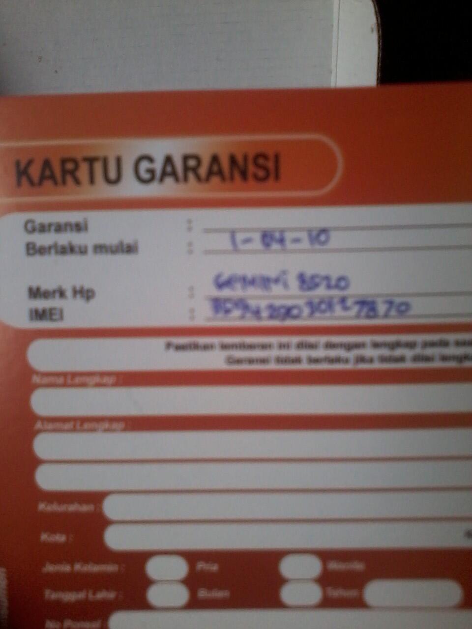 info BB hilang