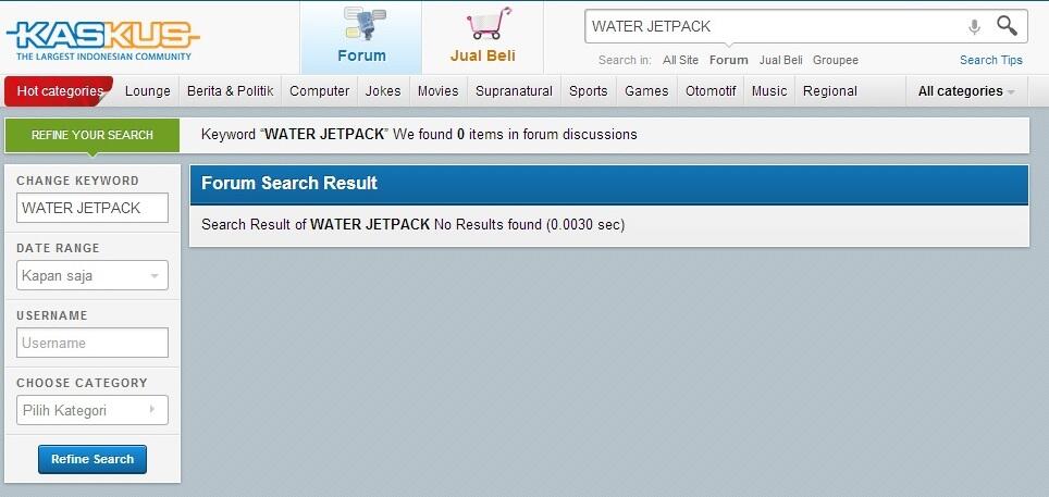 &#91;AWESOME&#93; WATERJETPACK , Manusia bisa terbang di atas air,